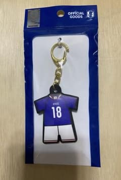 サッカー日本代表 18.上田綺世 ユニフォーム型ラバーキーホルダー 新品 - 5