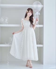 ロゼミューズrosemuse Frillpleats airly cami op - メルカリ