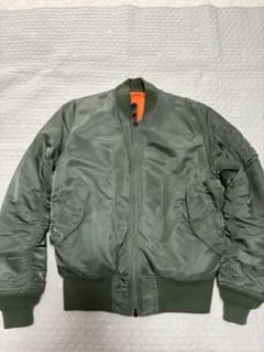 ALPHA INDUSTRIES MA-1 フライトジャケット カーキ Sのサムネイル