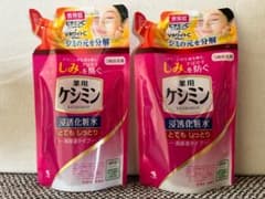 薬用ケシミン浸透化粧水とてもしっとり高保湿タイプ詰替え用 140ml 2個セットのサムネイル