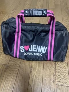 S♥JENNI ロゴ入りバッグ 黒/ピンクのサムネイル