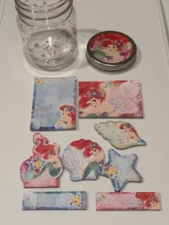 Disney アリエル メモ帳セット ボトル入りのサムネイル