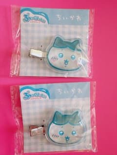 ちいかわ ぷっくりったい ヘアクリップ 2個セット ハチワレのサムネイル