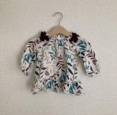 zara  baby  girl　肩リボンブラウスのサムネイル