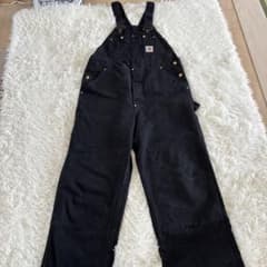 カーハートCarhartt オーバーオールblack 38✖︎30 - メルカリ