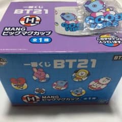 BTS BT21 이치 반 쿠지 MANG 빅 머그컵 아크릴 클립