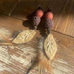 ハンモック ピアス イヤリング アクセサリー ヒッピー 森ガール サイケのサムネイル