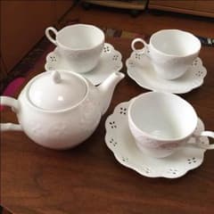 アフタヌーンティー   ティーポット   ティーカップ3客のサムネイル