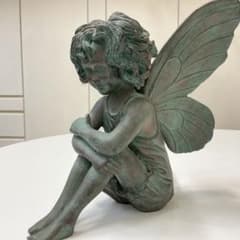 ブロンズ風 妖精像 約20cm - メルカリ