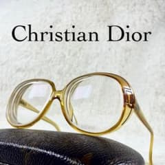 美品 60sChristian Dior ビンテージメガネ ドイツ製 イエロー - メルカリ