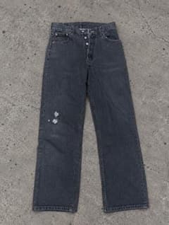 Levi's 501 ブラックデニムパンツ W30 L34のサムネイル