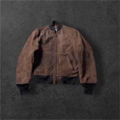 USA製 SCHOTT【スエードレザー 】ボンバージャケット M 短丈 90sのサムネイル