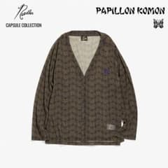 NEEDLES パピヨン柄 蝶小紋柄 カーディガン NEEDLES パピヨン柄 蝶小紋柄 カーディガン - メルカリ