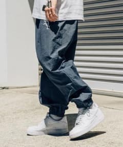 subciety  ナイロンパンツ　ブルー　XLのサムネイル