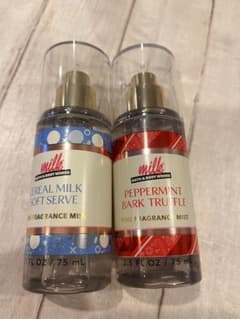bath＆body works milk シリーズ　フレグランスミスト　セット Bath & Body Works ミニサイズフレグランスミスト - メルカリ