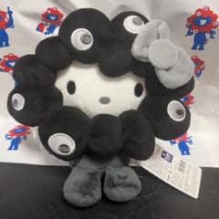 ミャクミャク　サンリオ　なりきりぬいぐるみM　ブラック　キティ　黒のサムネイル