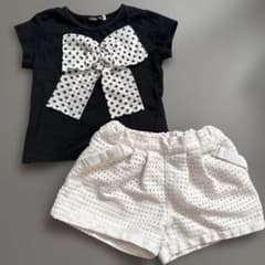 BeBe Tシャツ ショートパンツ セット 100cmのサムネイル