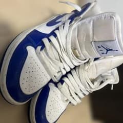 Air Jordan ハイカットスニーカー ホワイト/ブルーのサムネイル