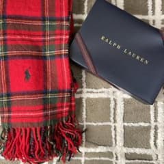 ポロラルフローレン ロイヤルスチュワートひざ掛け マフラー POLOのサムネイル