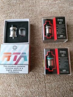 UD Goblin Mini V3 2個 + AugVape Druga RTAのサムネイル