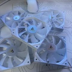 Antec RGB 120mm ケースファン ファンクーラー 白 5個セット - メルカリ