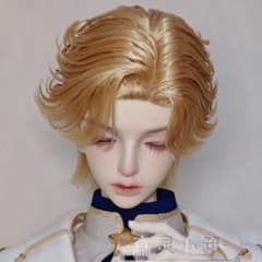 ドールウィッグ　セット済み　8-9インチ　ドール用　mdd bjd 1/3のサムネイル