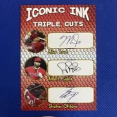 大谷翔平 MLB Iconic Ink Triple Cuts プリントサイン - メルカリ
