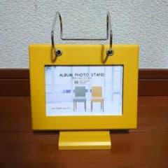 アルバム　フォトスタンド 60枚収納可能 イエローのサムネイル