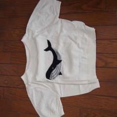 w closet クジラモチーフオフショルダーサマーニットのサムネイル