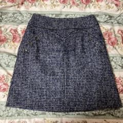 herlipto Scallop Frayed Tweed Skirt Mサイズのサムネイル