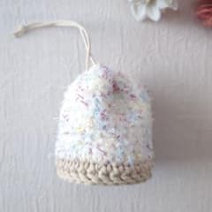 ミニ巾着（パープル系）のサムネイル