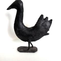 鋳鉄製 鳥型オブジェ おそらくヨーロッパ製フォークアート置物