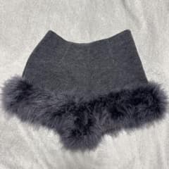 LILY BROWN ファー付きショートパンツ