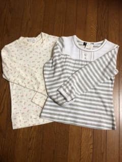 ボーダー   花柄  2枚セットのサムネイル