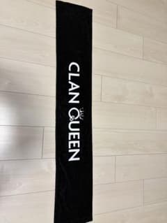 CLAN QUEEN クランクイーン　マフラータオル ブラックのサムネイル