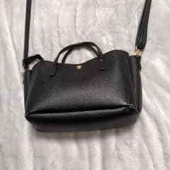 2WAY ショルダーバッグ ブラック ゴールド金具のサムネイル