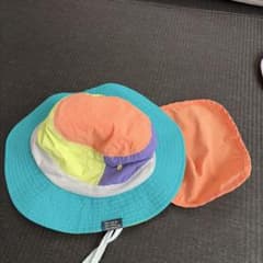 キッズ ハット 日よけ付き 54cm マルチカラーのサムネイル