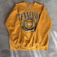 ⁠【90s USA製】NUTMEG カレッジスウェット テネシー大学 黄色 L⁠のサムネイル