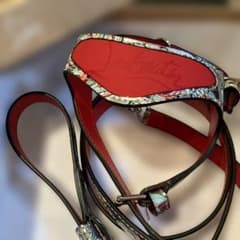 Christian Louboutin レザー犬リーシュとハーネスのセットS - メルカリ