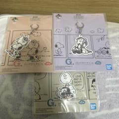PEANUTS 이치 반 쿠지 코믹 고무 매력 3 점 세트