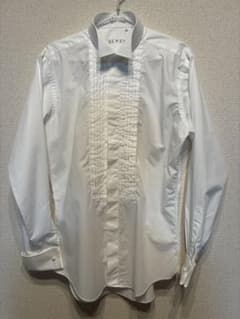 【suit select】ウイングカラードレスワイシャツ/ホワイトのサムネイル