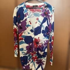 Unused JANESKAR floral long cardigan, long sleeves.