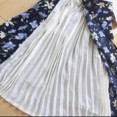 さとみち様専用　花柄プリーツドッキングスカートのサムネイル