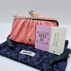 【極美品】ANNA SUI アナスイ インザバスケット　がま口 長財布