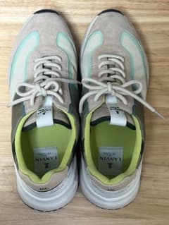 LANVIN en Bleu 厚底スニーカー グレー/ミントのサムネイル