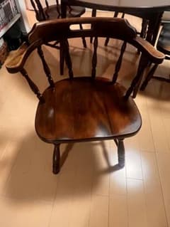 Nataliy33さん専用　木製ダイニングチェア 飛騨産業　キツツキマーク④ Nataliy33さん専用 木製ダイニングチェア 飛騨産業 キツツキマーク④