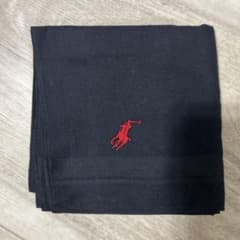 Polo Ralph Lauren ハンカチ ネイビー ポニー刺繍のサムネイル