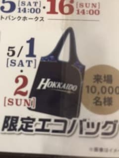 ファイターズ10000様限定エコバックのサムネイル