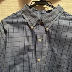 CHAPS チェック柄 イージーケアツイルシャツ 2XLのサムネイル