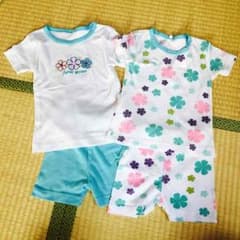 部屋着 セットアップ パジャマ 95cm 二枚セットのサムネイル
